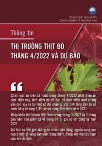 Thông tin thị trường thịt bò tháng 4 năm 2022 và dự báo