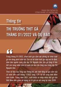 Thông tin thị trường thịt gà tháng 1 năm 2022 và dự báo