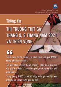 Thông tin thị trường thịt Gà tháng 9, 9 tháng năm 2021 và triển vọng
