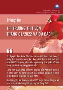 Thông tin thị trường thịt lợn tháng 1 năm 2022 và dự báo