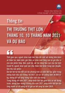Thông tin thị trường thịt Lợn tháng 10, 10 tháng năm 2021 và triển vọng