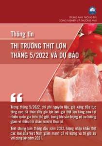 Thông tin thị trường thịt lợn tháng 5 năm 2022 và dự báo