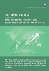 Thông tin về những diễn biến mới trong hoạt động thương mại rau quả giữa Việt Nam và Thái Lan, số tháng 5/2021