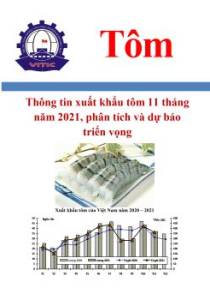Thông tin xuất khẩu tôm 11 tháng năm 2021, phân tích và dự báo triển vọng