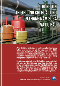 THÔNG TIN THỊ TRƯỜNG KHÍ HOÁ LỎNG 9 THÁNG NĂM 2024  VÀ DỰ BÁO