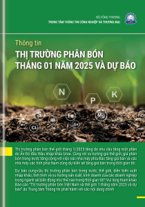 Thông tin thị trường phân bón tháng 1 năm 2025 và dự báo