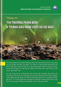 Thông tin thị trường phân bón 9 tháng năm 2024 và dự báo