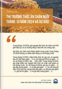 Thông tin thị trường thức ăn chăn nuôi tháng 10 năm 2024 và dự báo