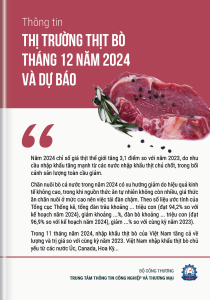 Thông tin thị trường thịt bò tháng 12 năm 2024 và dự báo