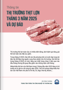Thông tin thị trường thịt lợn tháng 3 năm 2025 và dự báo
