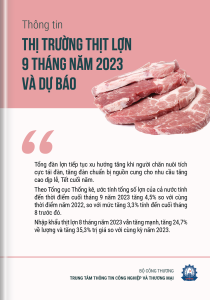 Thông tin thị trường thịt lợn 9 tháng năm 2023 và dự báo