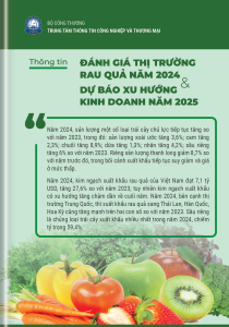 Thông tin Đánh giá thị trường rau quả năm 2024 và dự báo xu hướng kinh doanh năm 2025