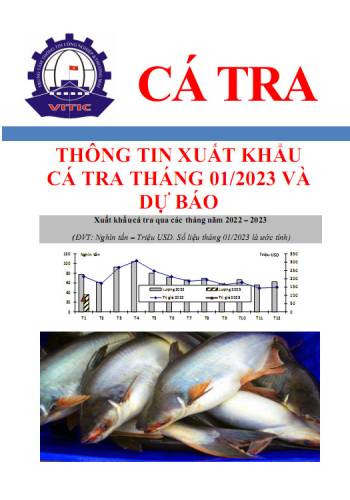 Thông tin xuất khẩu Cá tra hàng tháng (P.Xuất nhập khẩu)