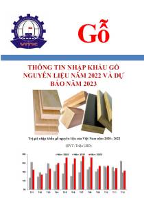 Thông tin nhập khẩu gỗ nguyên liệu năm 2022 và dự báo năm 2023