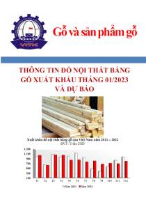 Xuất khẩu đồ nội thất bằng gỗ năm 2023 và dự báo
